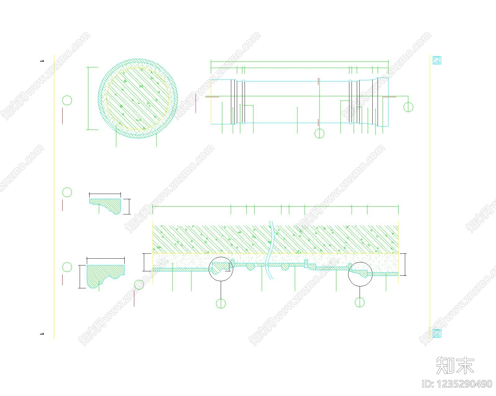 其他图库cad施工图下载【ID:1235290490】