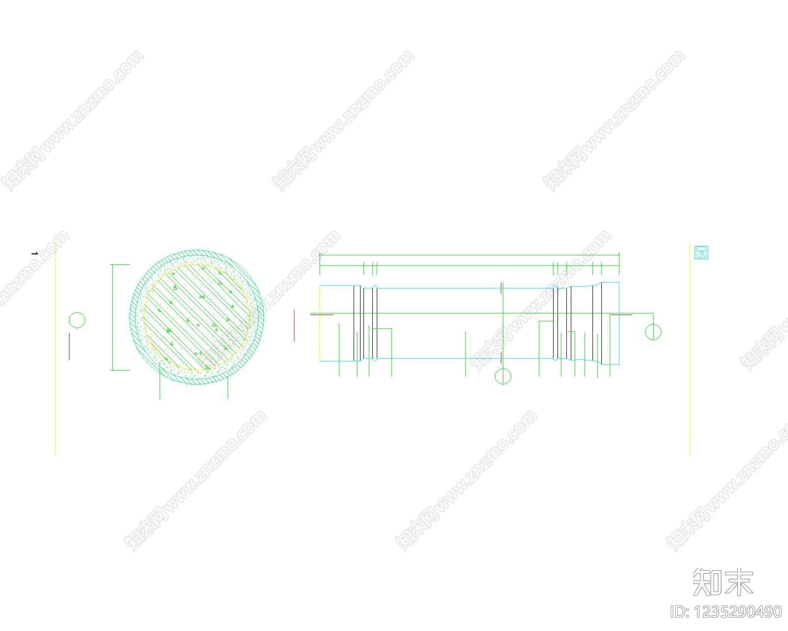 其他图库cad施工图下载【ID:1235290490】