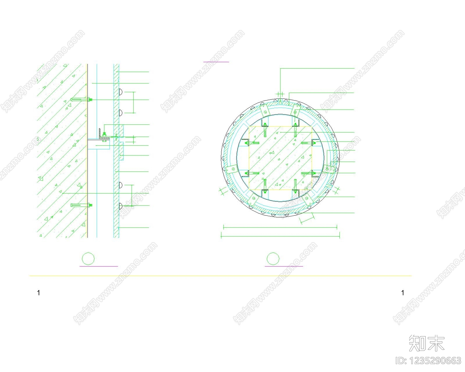 其他图库cad施工图下载【ID:1235290663】
