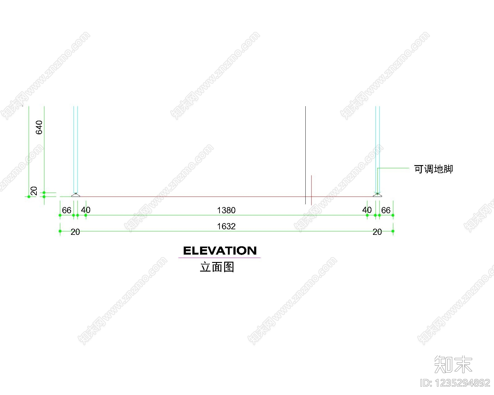 柜子cad施工图下载【ID:1235294892】