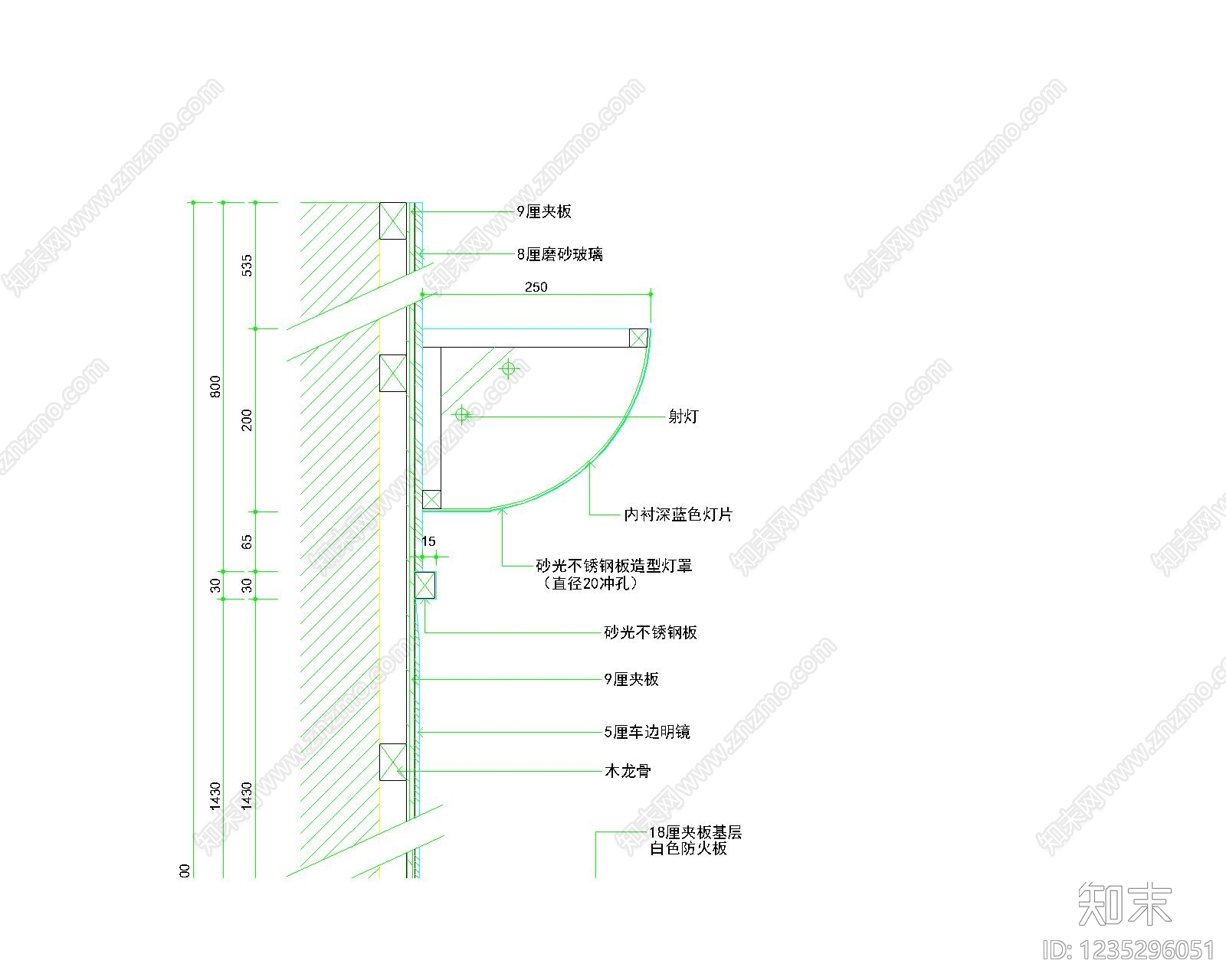 综合硬装构件图库cad施工图下载【ID:1235296051】