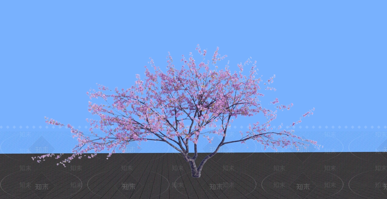 极简乔木SU模型下载【ID:1235308111】