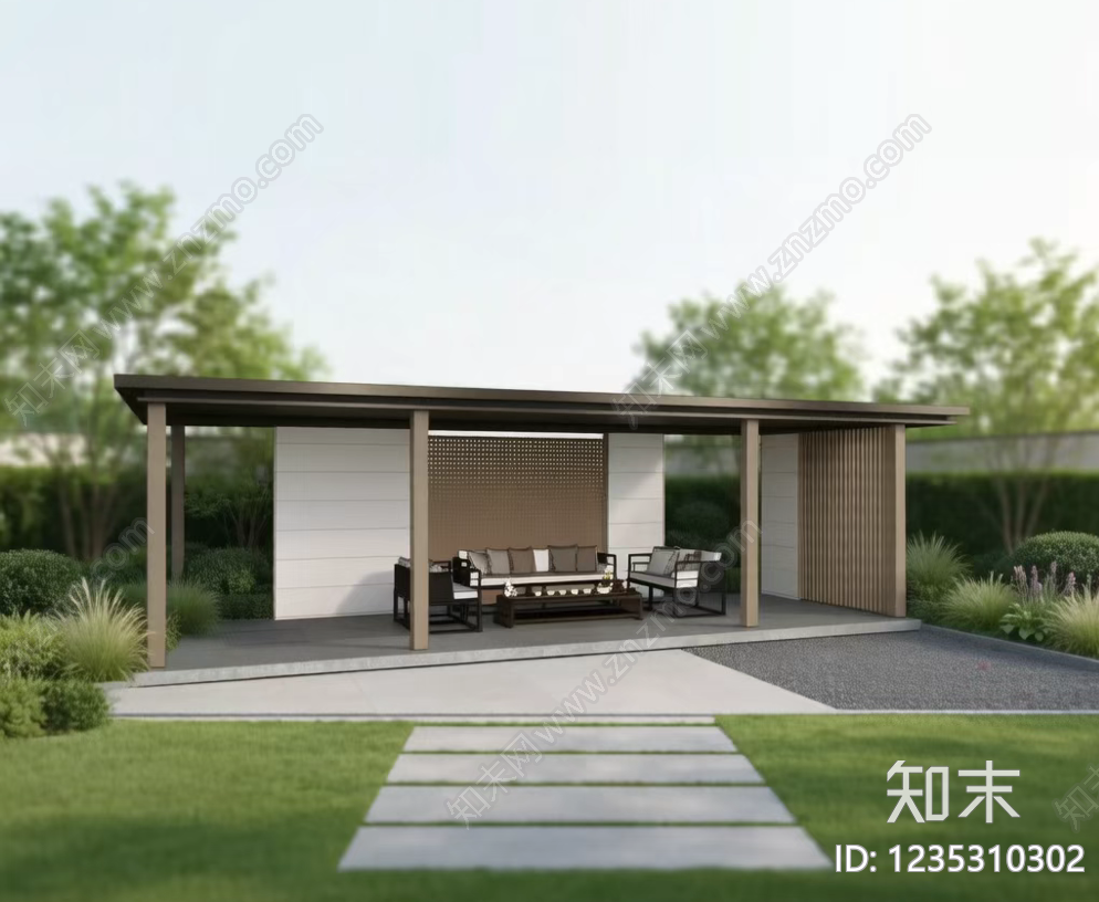 廊架CAD图纸