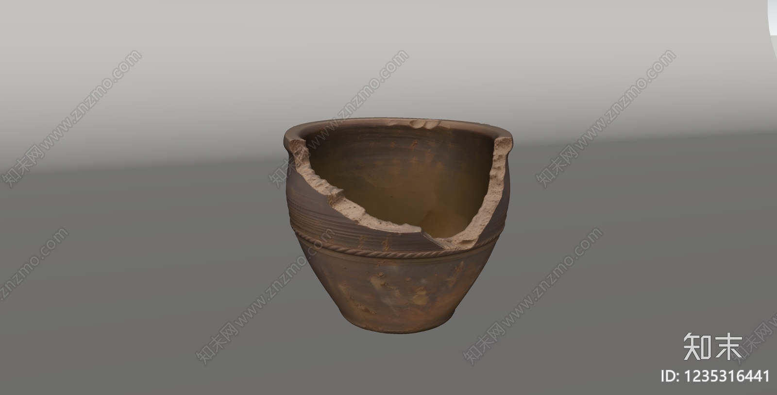 侘寂罐子SU模型下载【ID:1235316441】