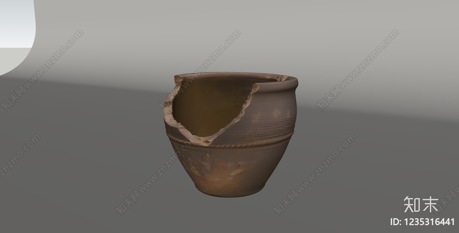 侘寂罐子SU模型下载【ID:1235316441】