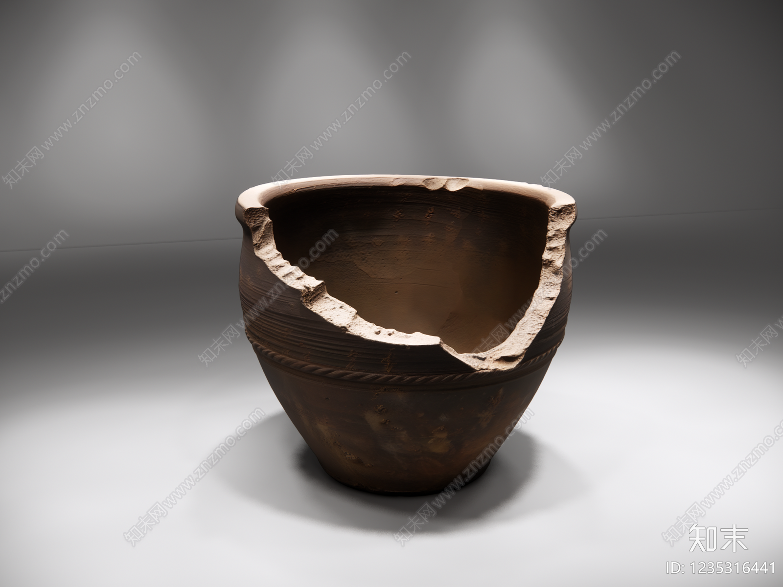 侘寂罐子SU模型下载【ID:1235316441】