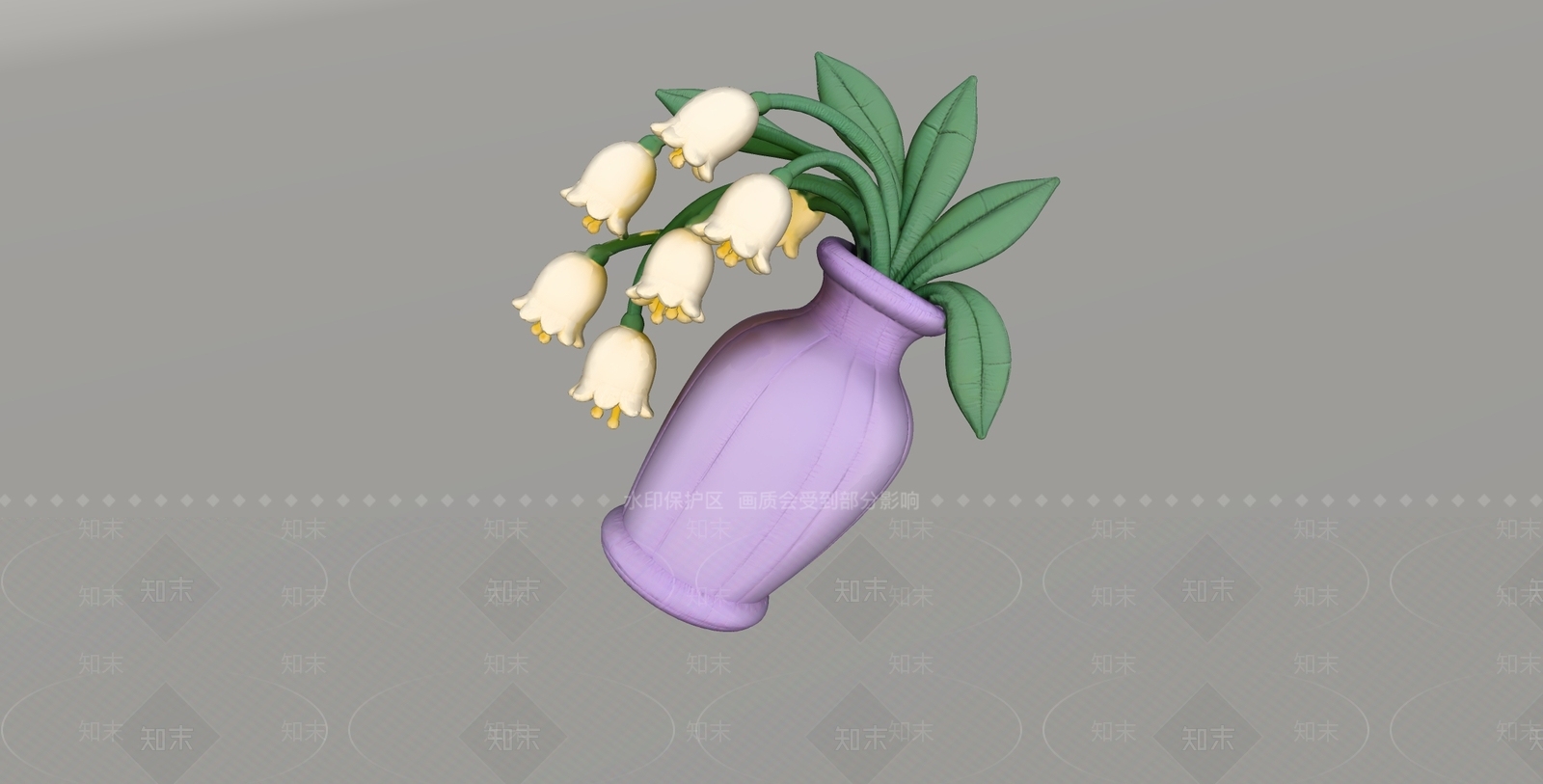 奶油风花瓶SU模型下载【ID:1235319412】