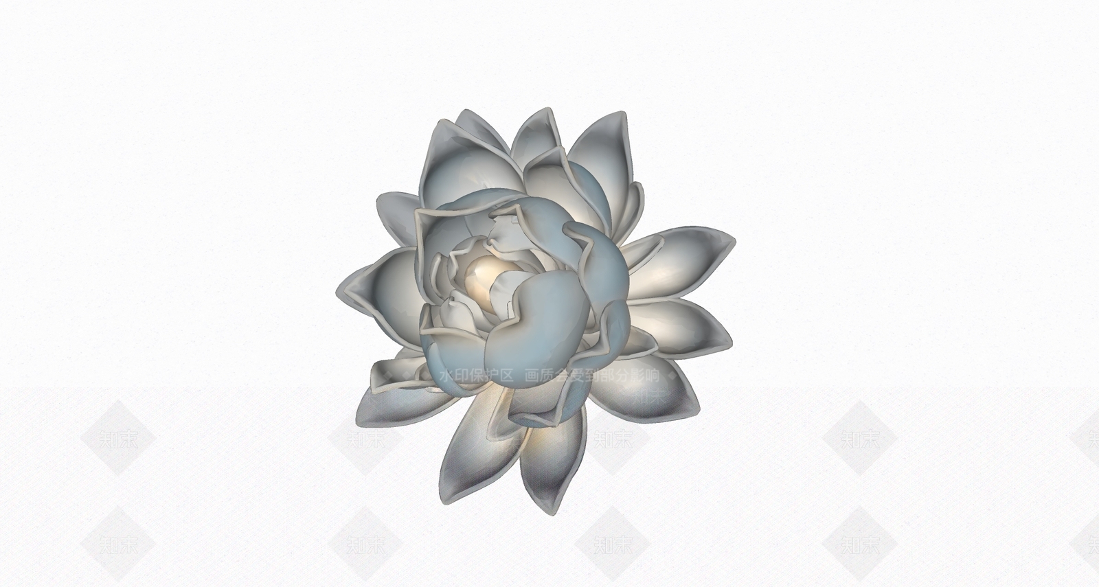 禅意雕塑摆件SU模型下载【ID:1235321916】