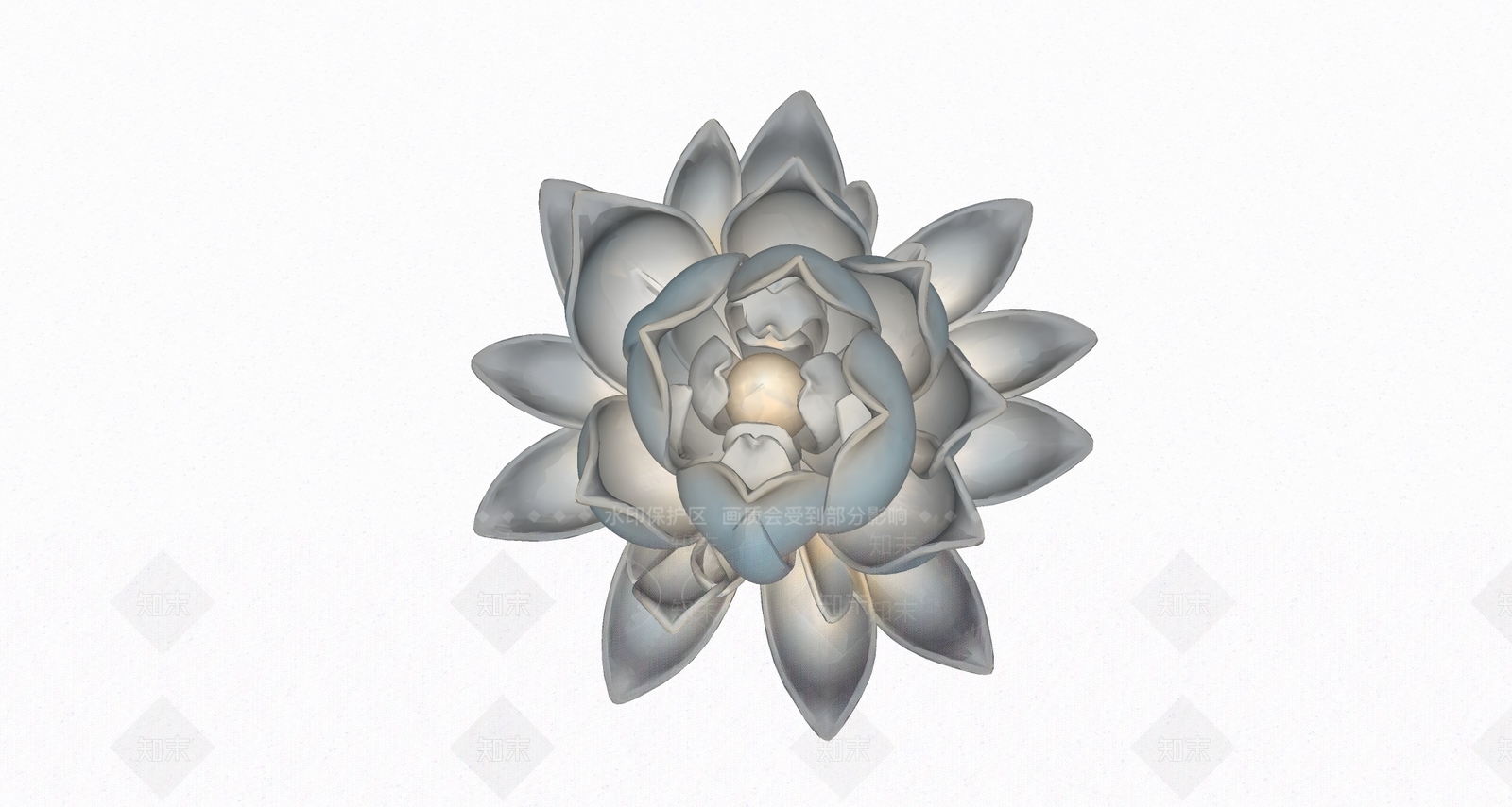 禅意雕塑摆件SU模型下载【ID:1235321916】