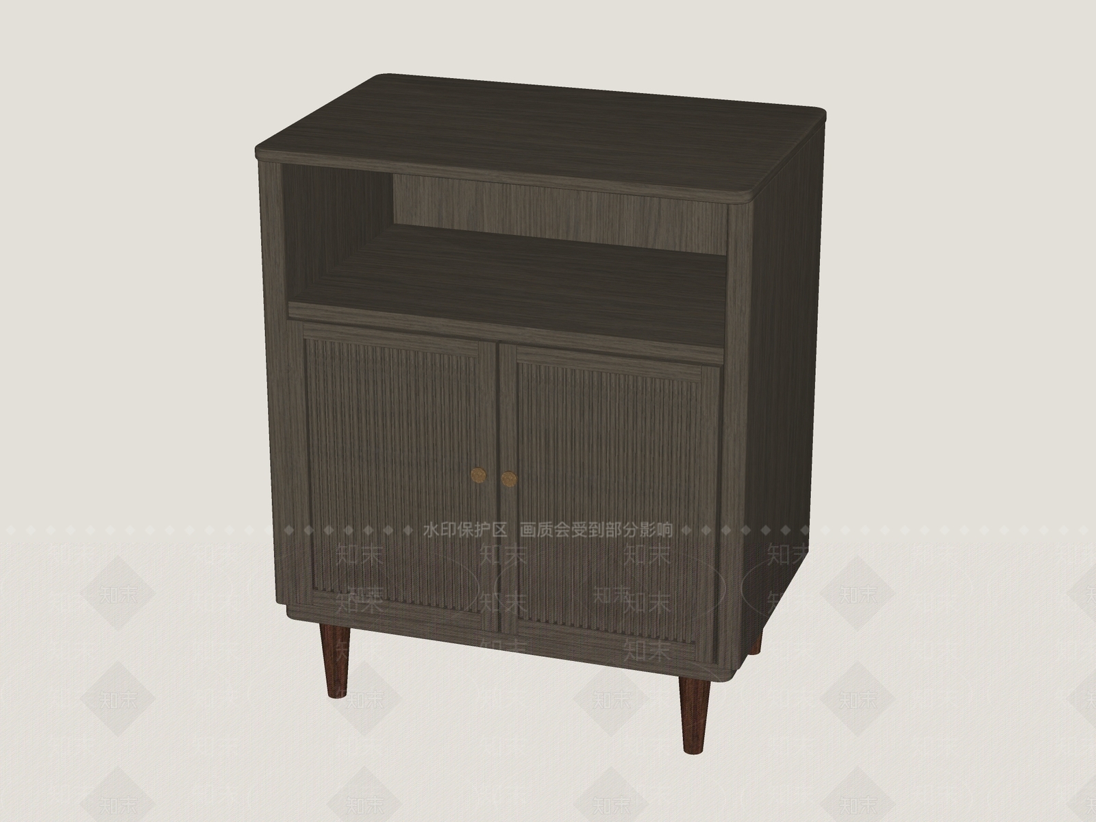 中古风床头柜SU模型下载【ID:1235336084】