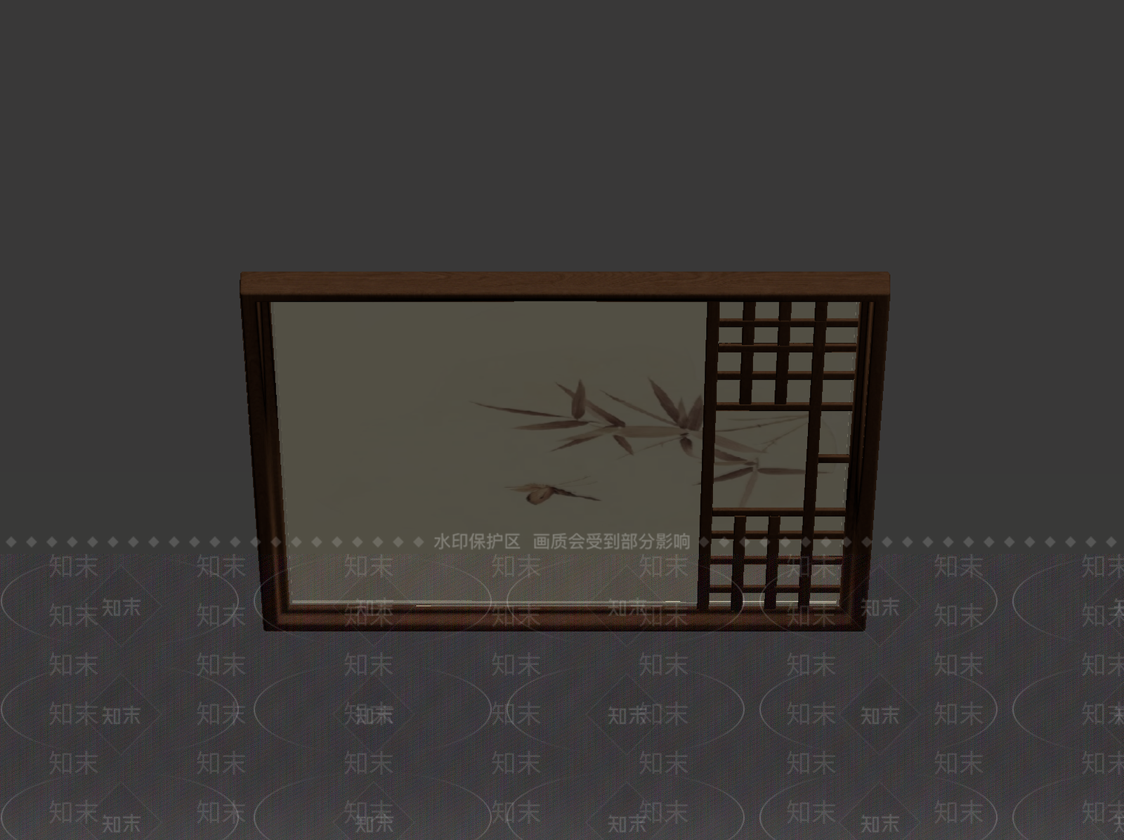 新中式吸顶灯SU模型下载【ID:1235348669】