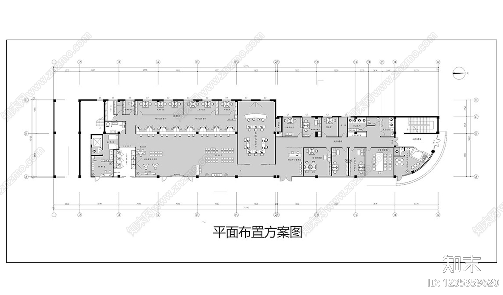 市政单位cad施工图下载【ID:1235359620】