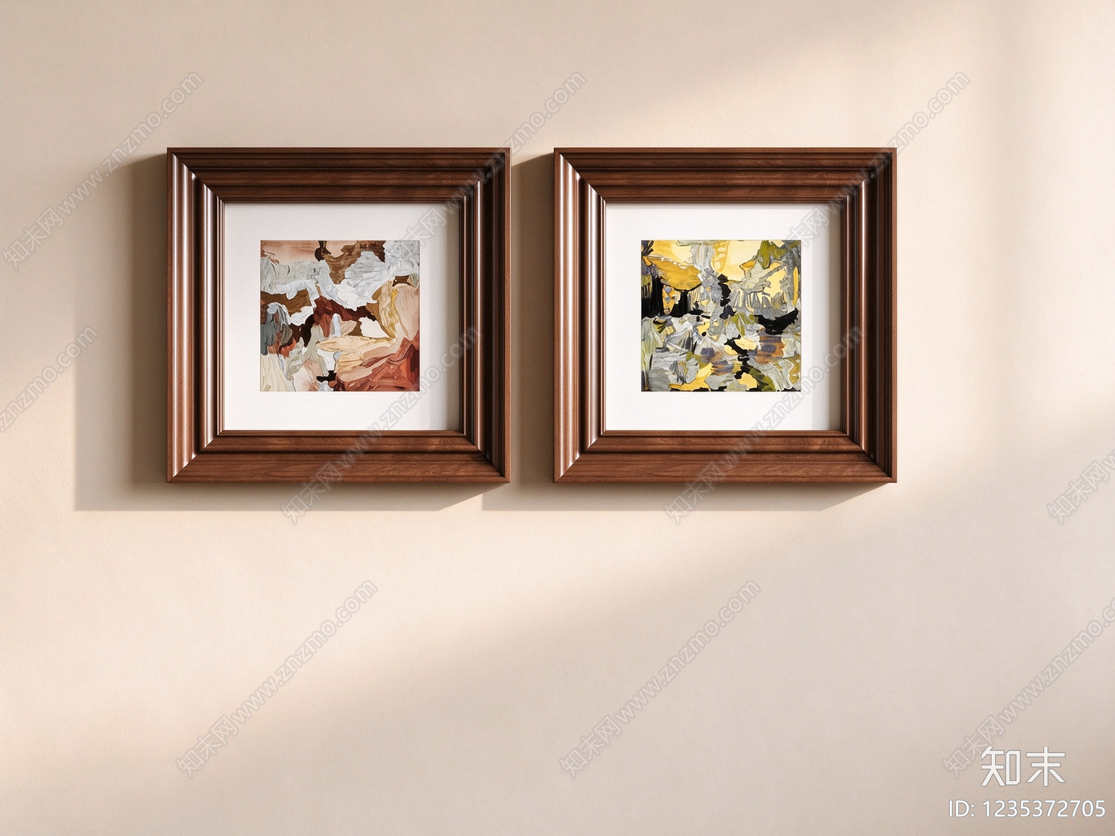 中古风挂画SU模型下载【ID:1235372705】