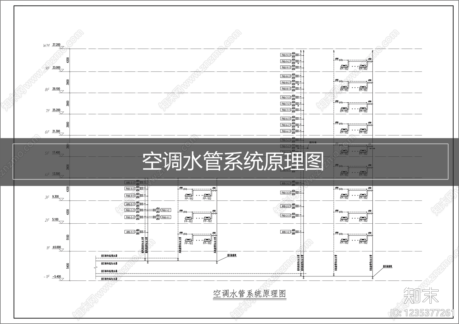 空调系统cad施工图下载【ID:1235377261】