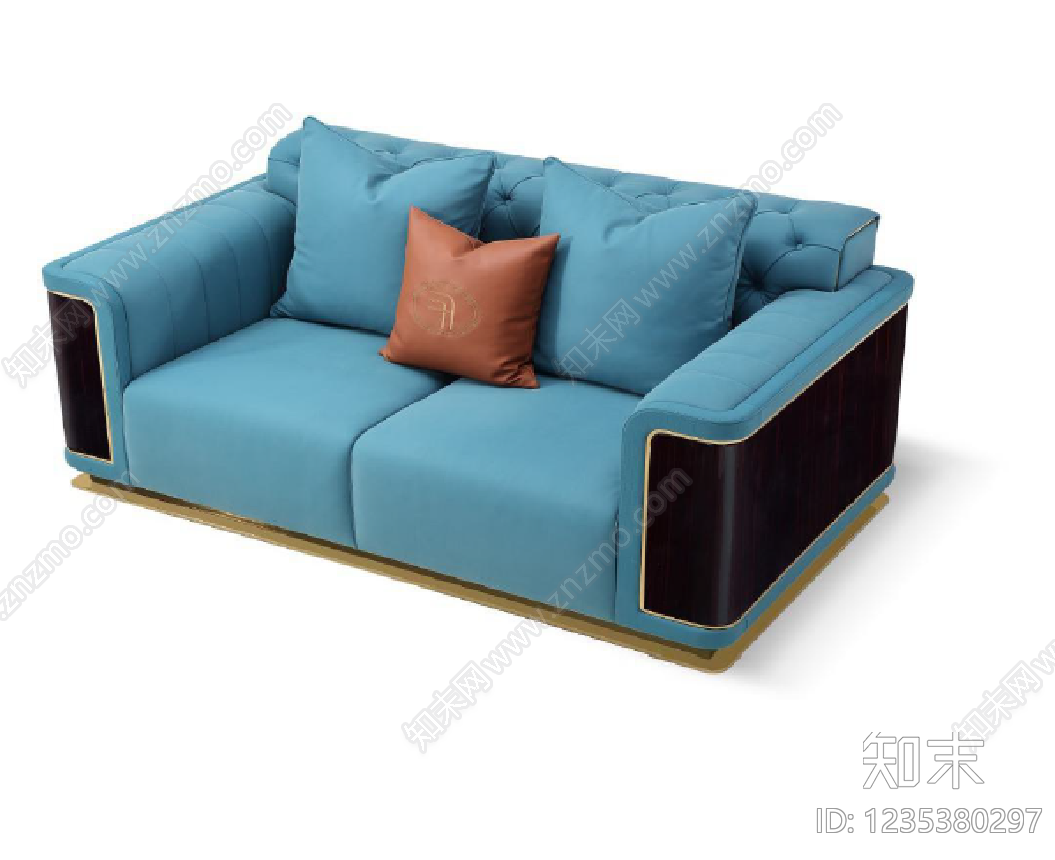 沙发cad施工图下载【ID:1235380297】