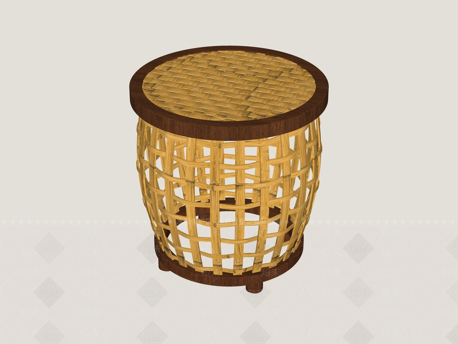 新中式其他凳子SU模型下载【ID:1235420449】