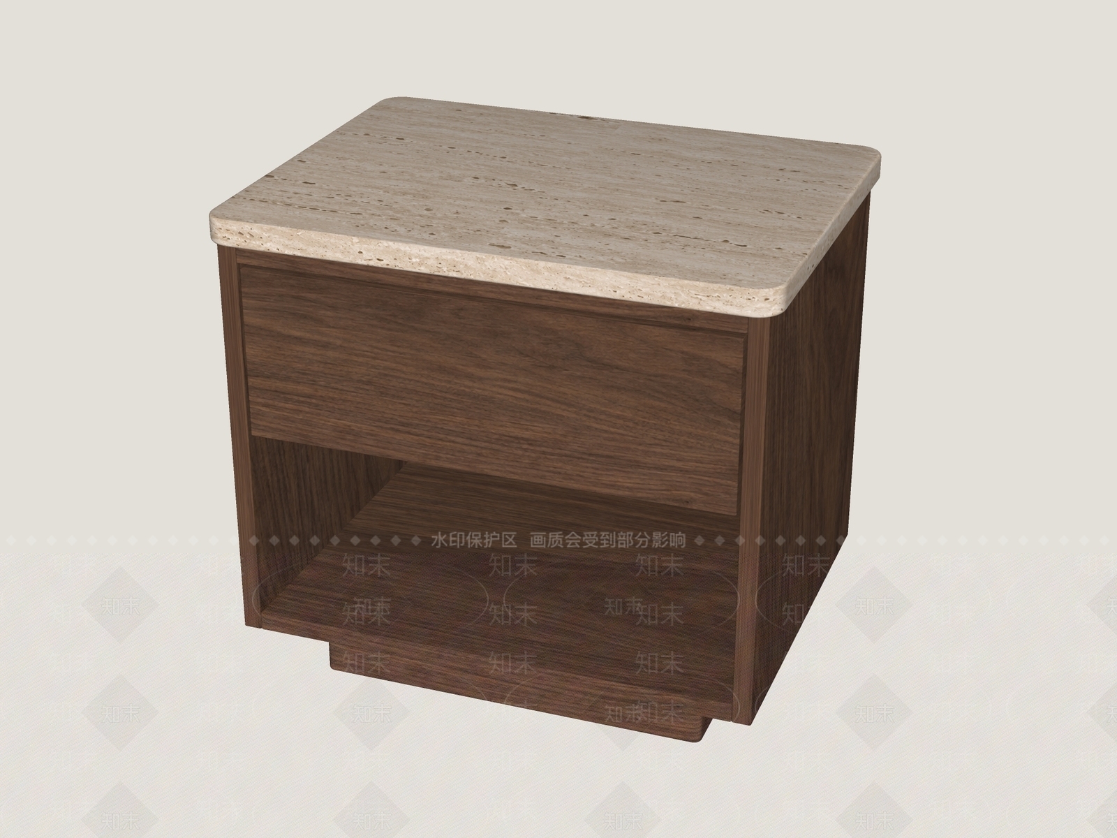 中古风床头柜SU模型下载【ID:1235421710】