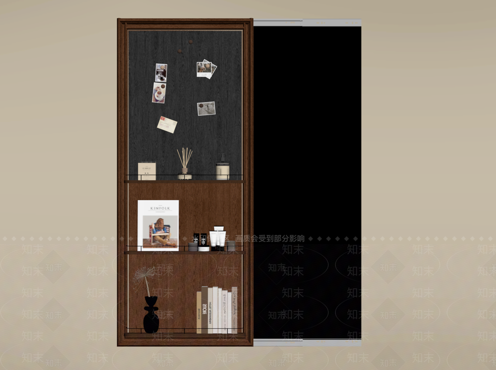 中古风其他柜子SU模型下载【ID:1235435221】