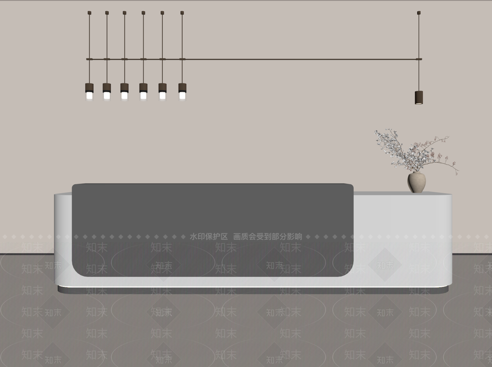 前台SU模型下载【ID:1235445240】