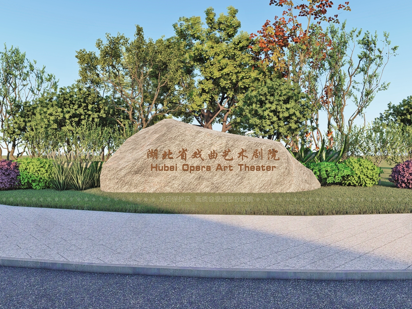 现代主义景观石SU模型下载【ID:1235448477】