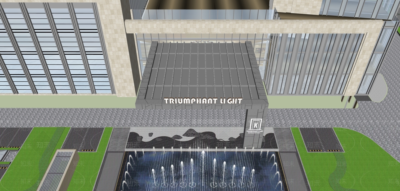 现代主义其他景观小建筑SU模型下载【ID:1235451691】