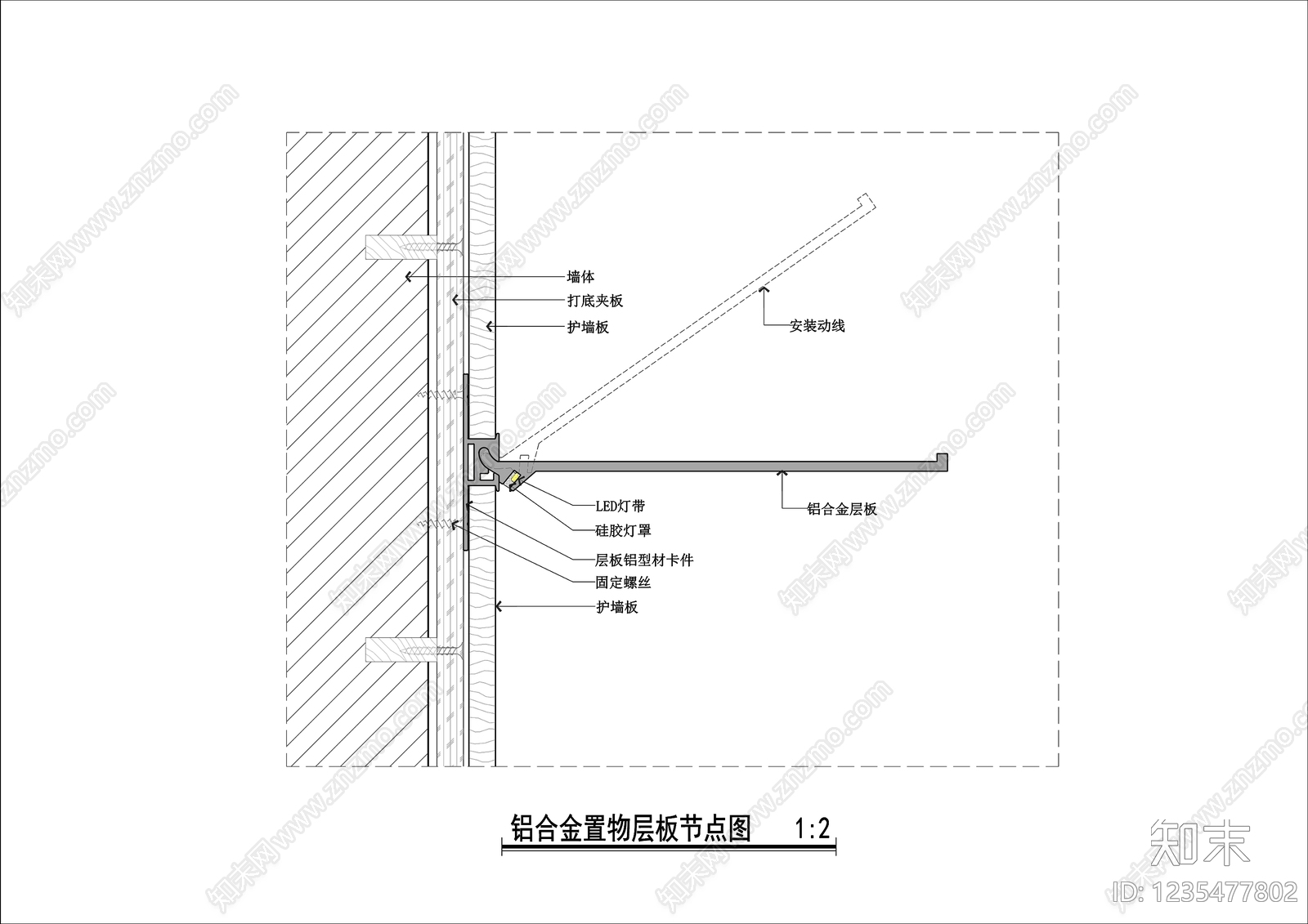 综合家具节点CAD图纸