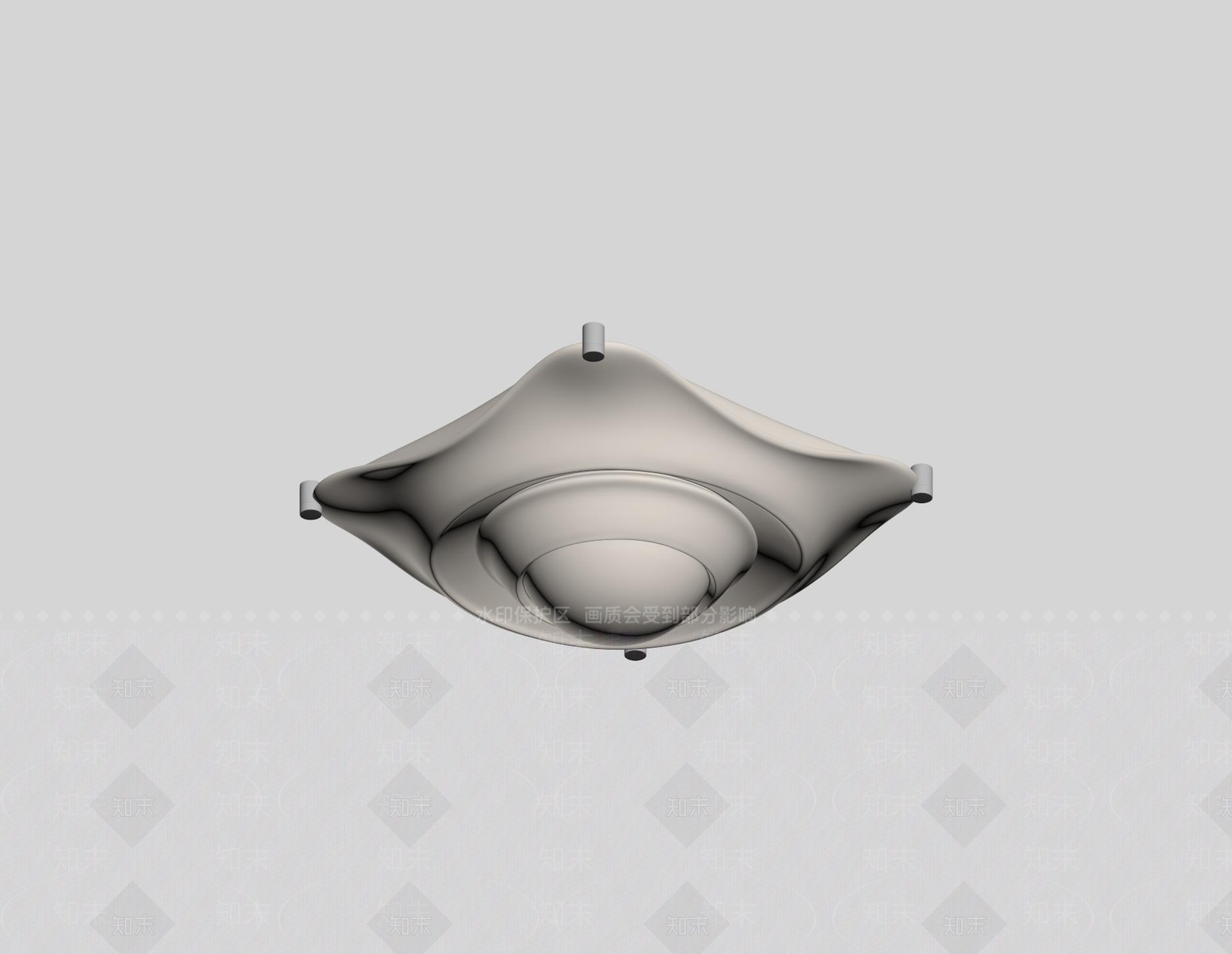 现代简约吸顶灯SU模型下载【ID:1235486054】