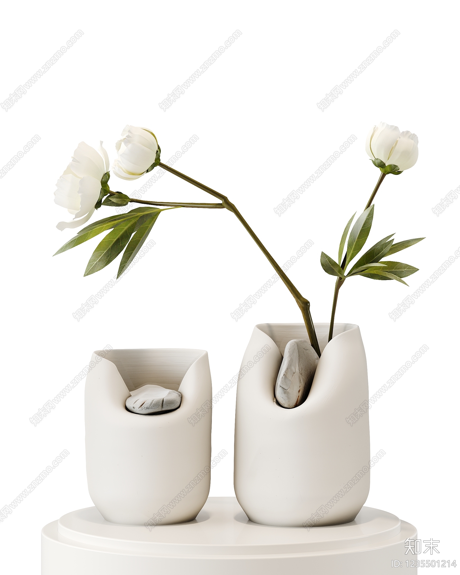 极简花瓶SU模型下载【ID:1235501214】