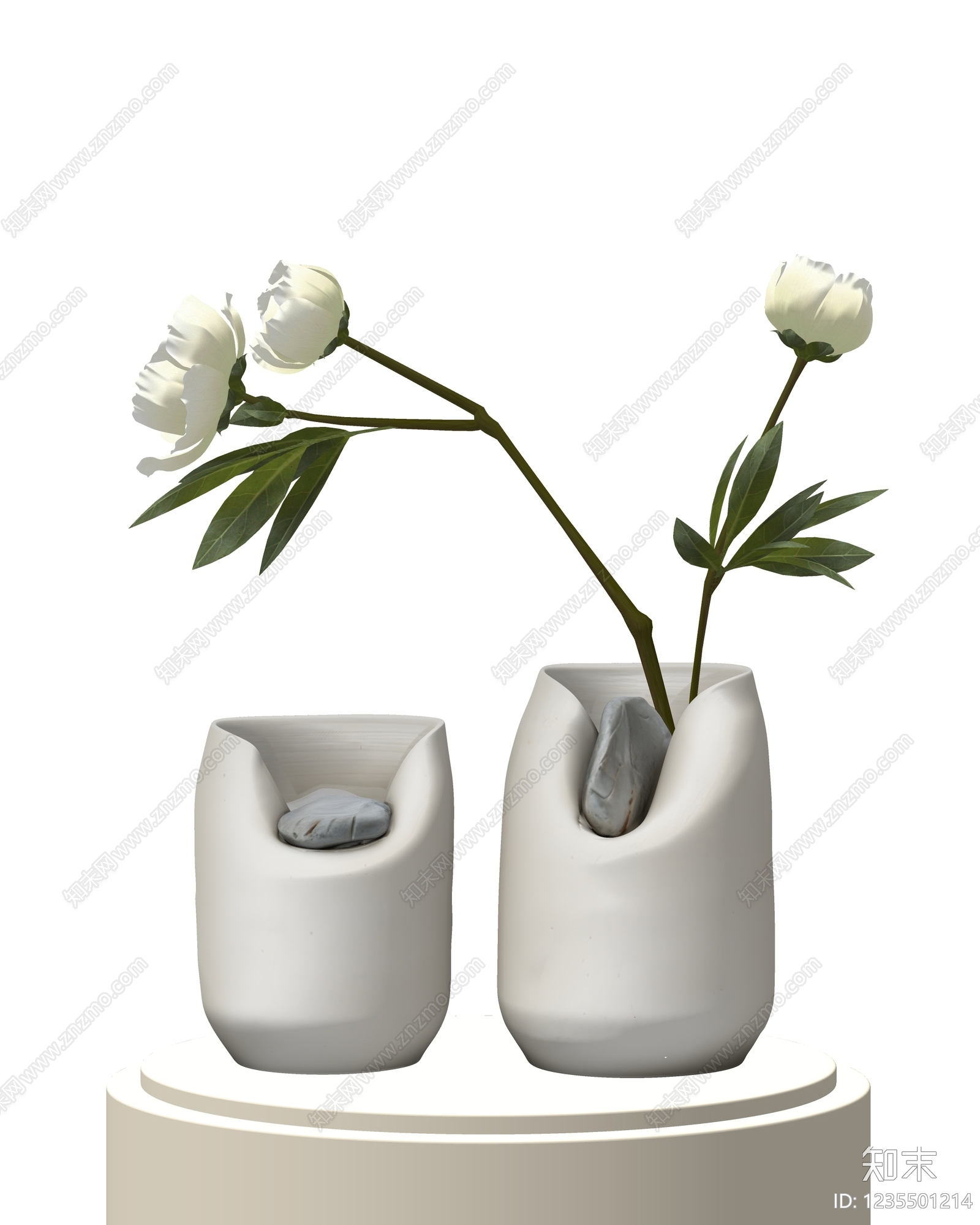 极简花瓶SU模型下载【ID:1235501214】