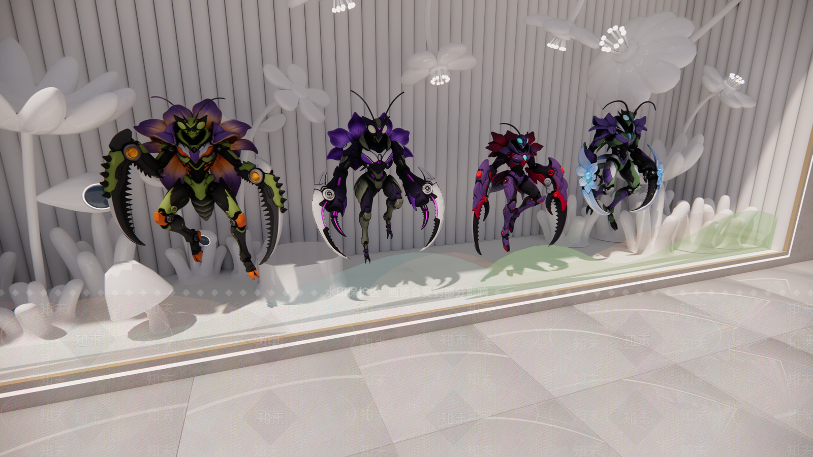 现代雕塑摆件SU模型下载【ID:1235508940】