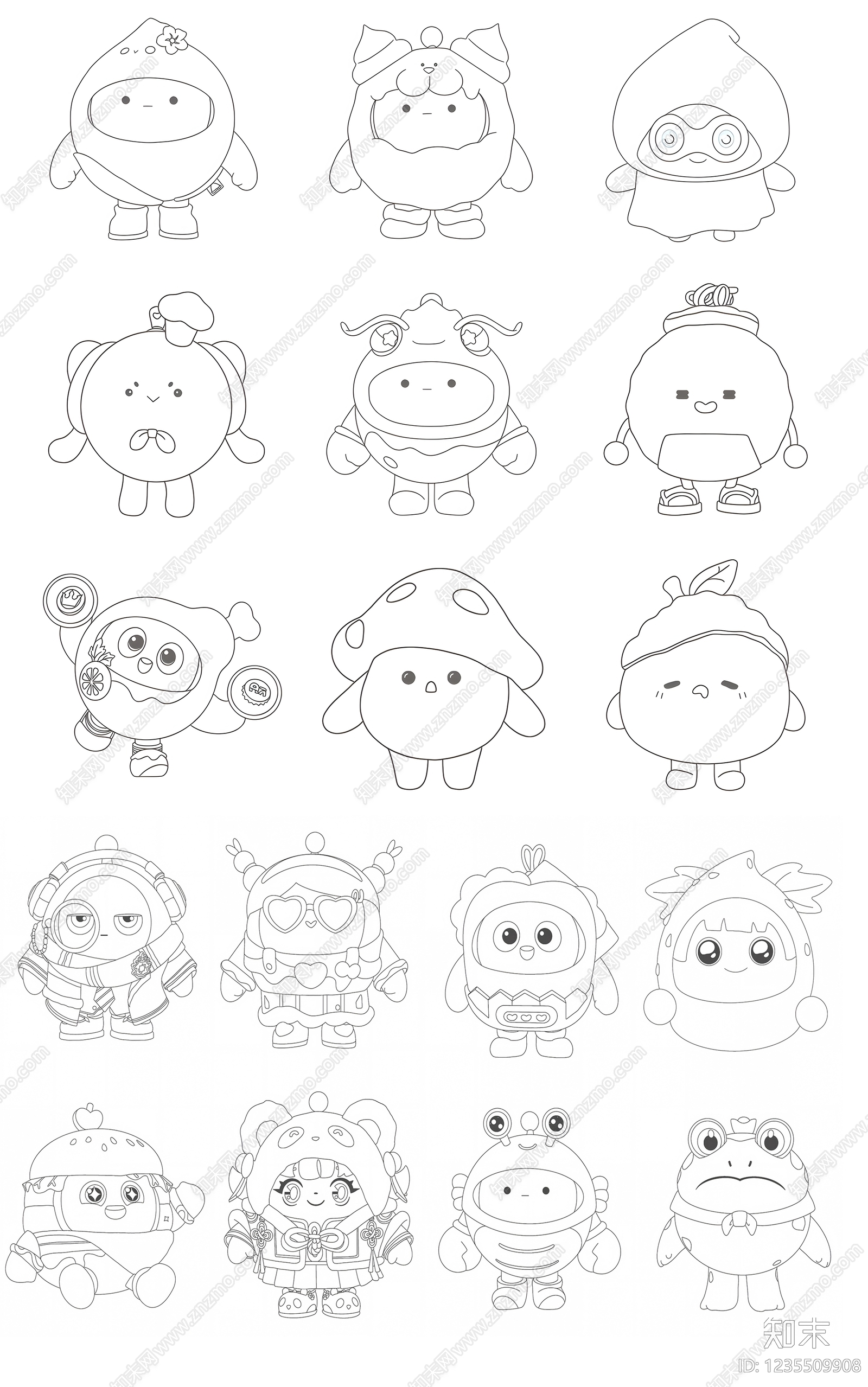 综合人物动物图库CAD图纸
