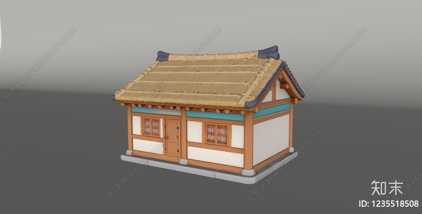 中式古建古建筑SU模型下载【ID:1235518508】