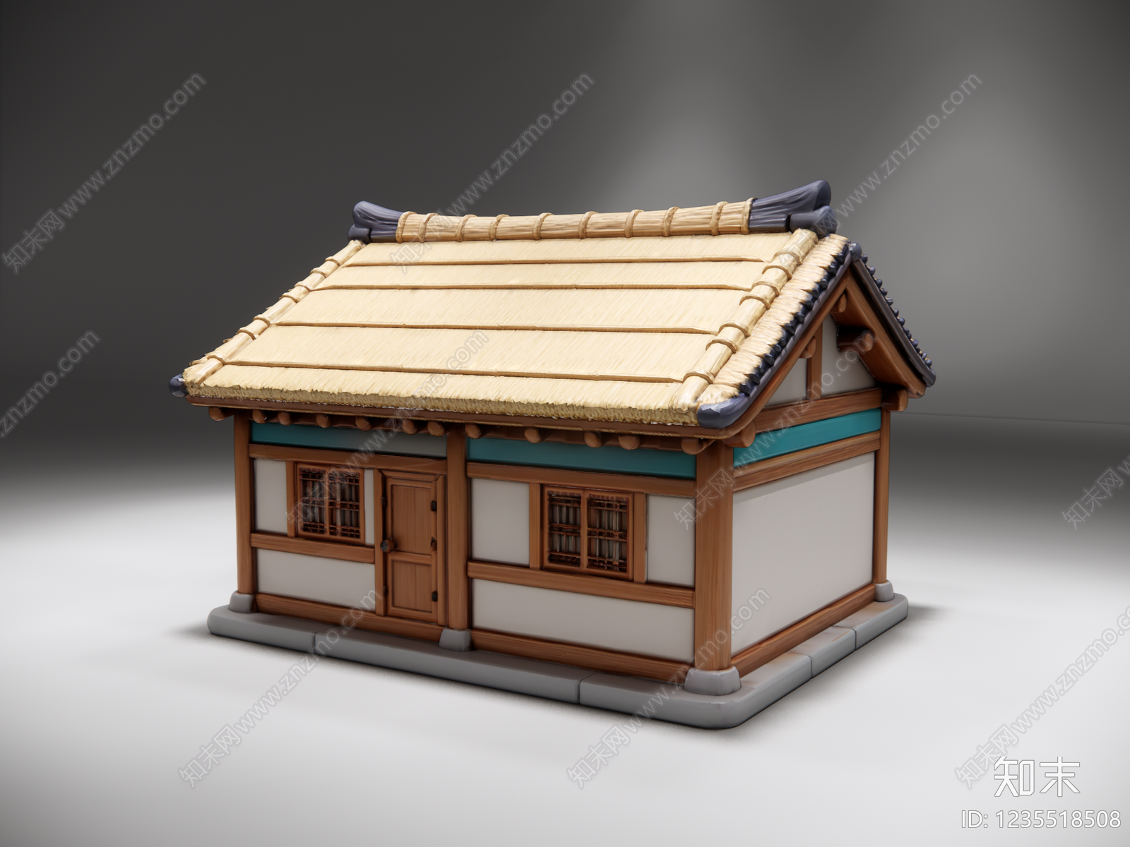 中式古建古建筑SU模型下载【ID:1235518508】