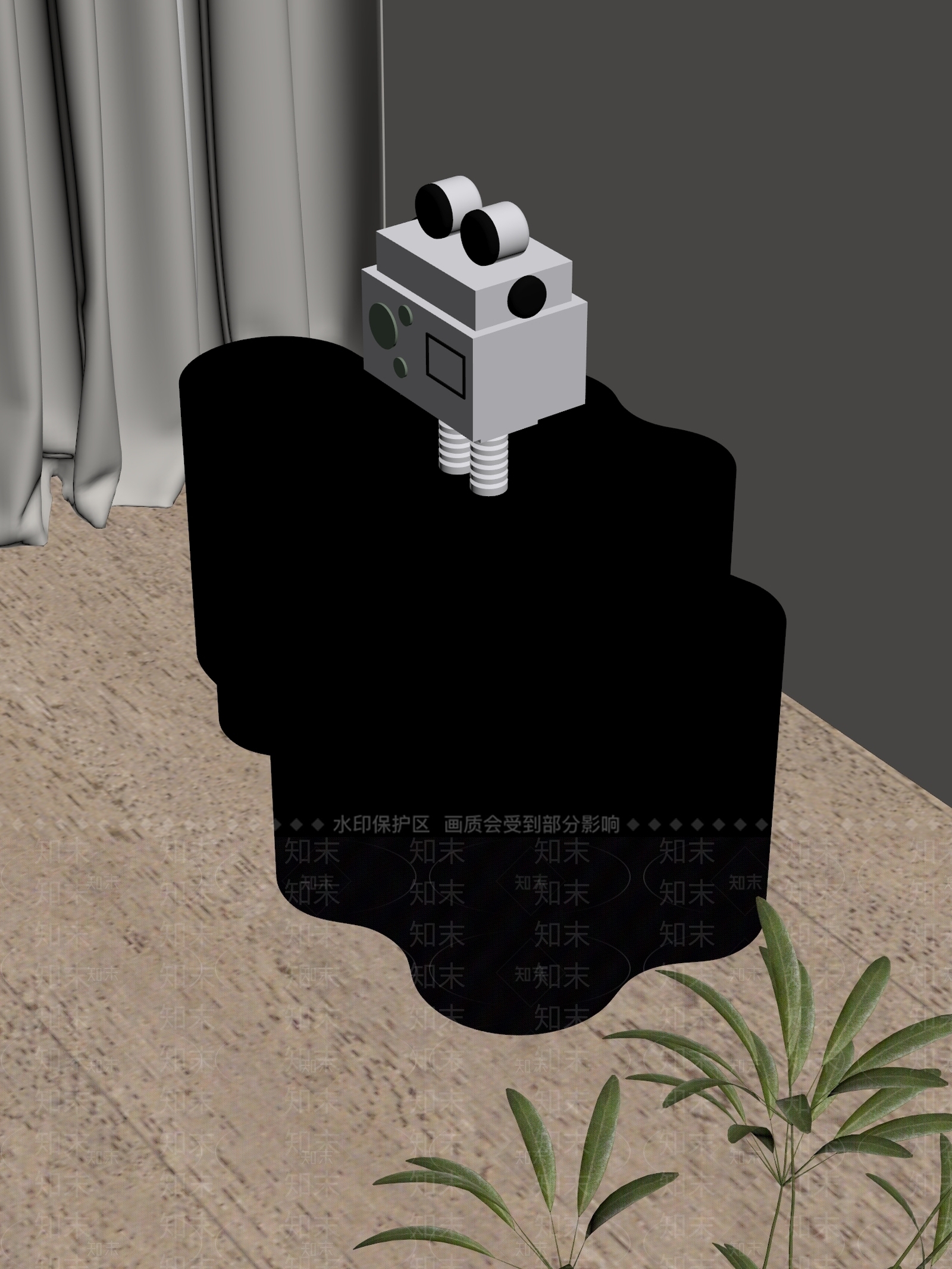现代边几SU模型下载【ID:1235523603】