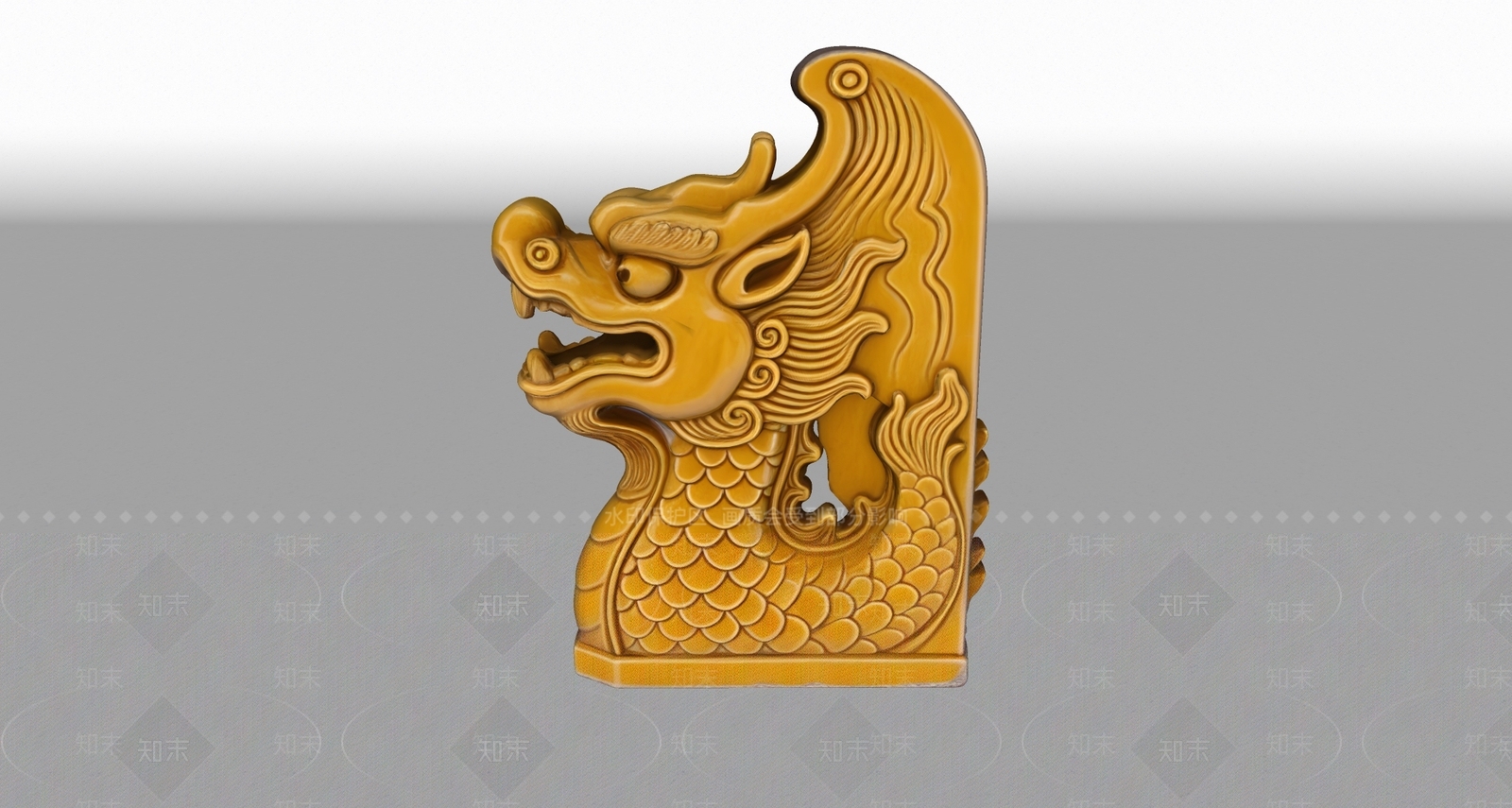 中式雕塑摆件SU模型下载【ID:1235527524】