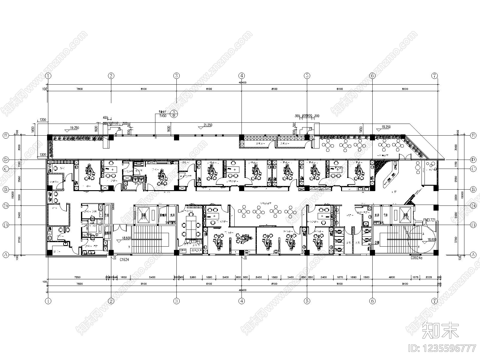 医院cad施工图下载【ID:1235596777】