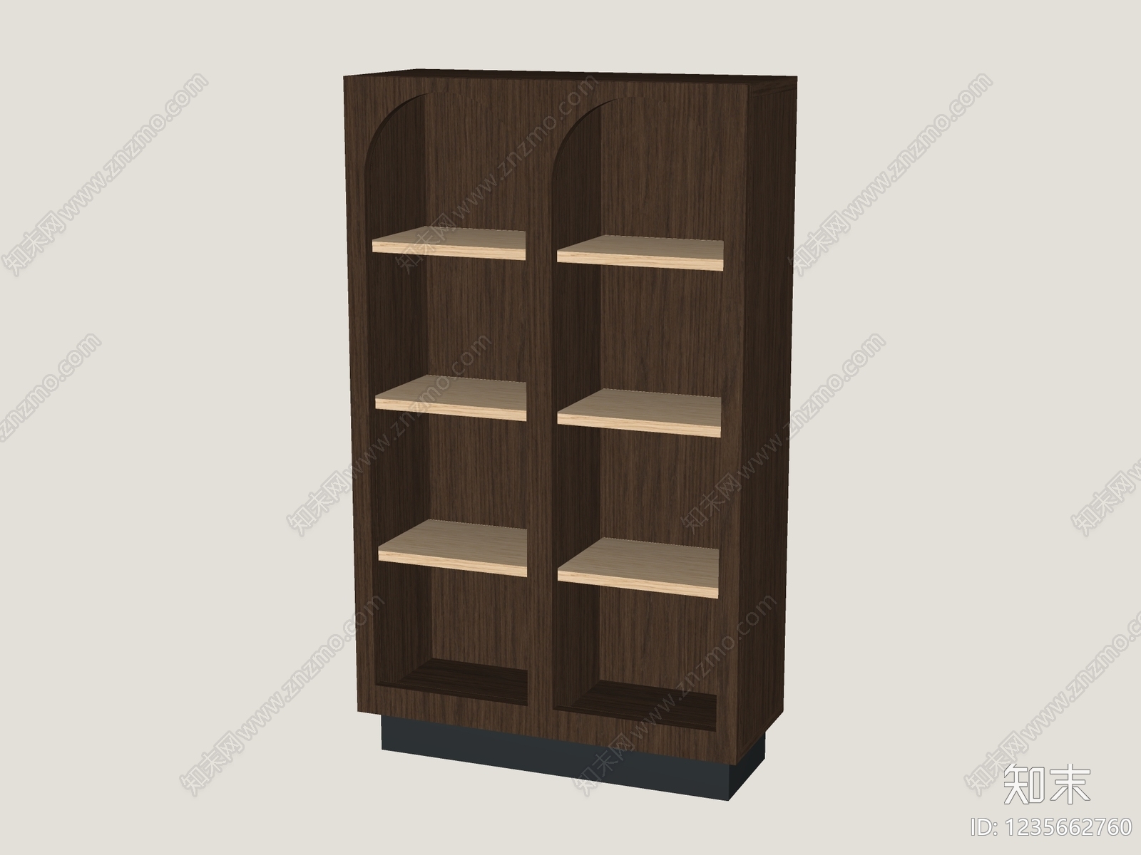 中古风书柜SU模型下载【ID:1235662760】