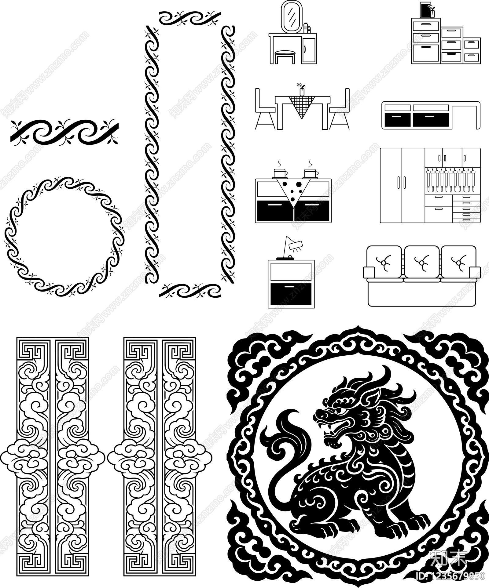其他图库cad施工图下载【ID:1235679850】