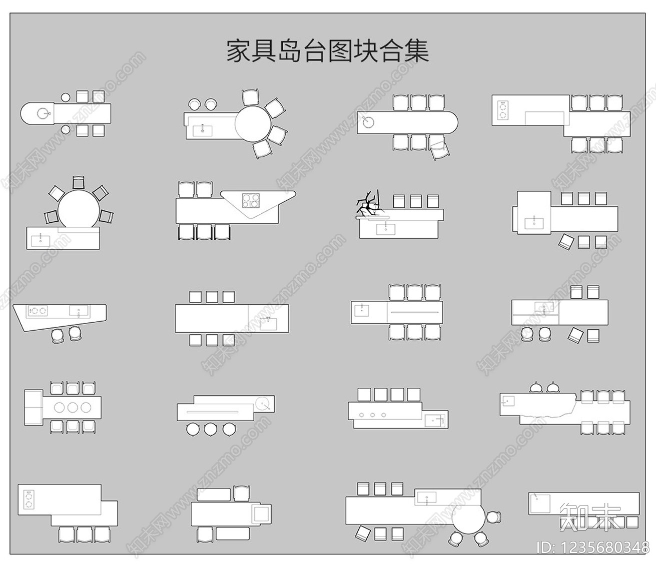 吧台cad施工图下载【ID:1235680348】