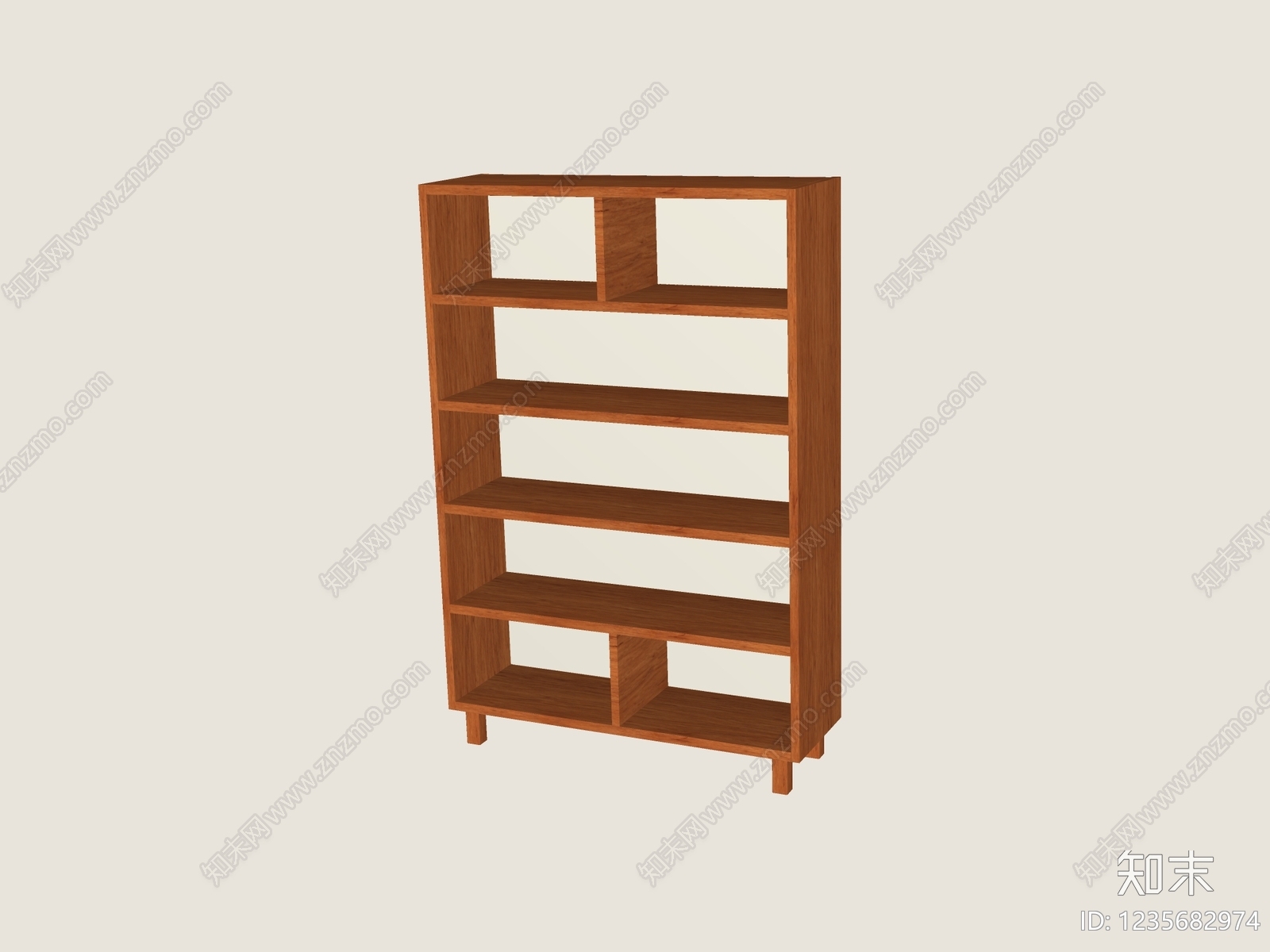中古风书架SU模型下载【ID:1235682974】