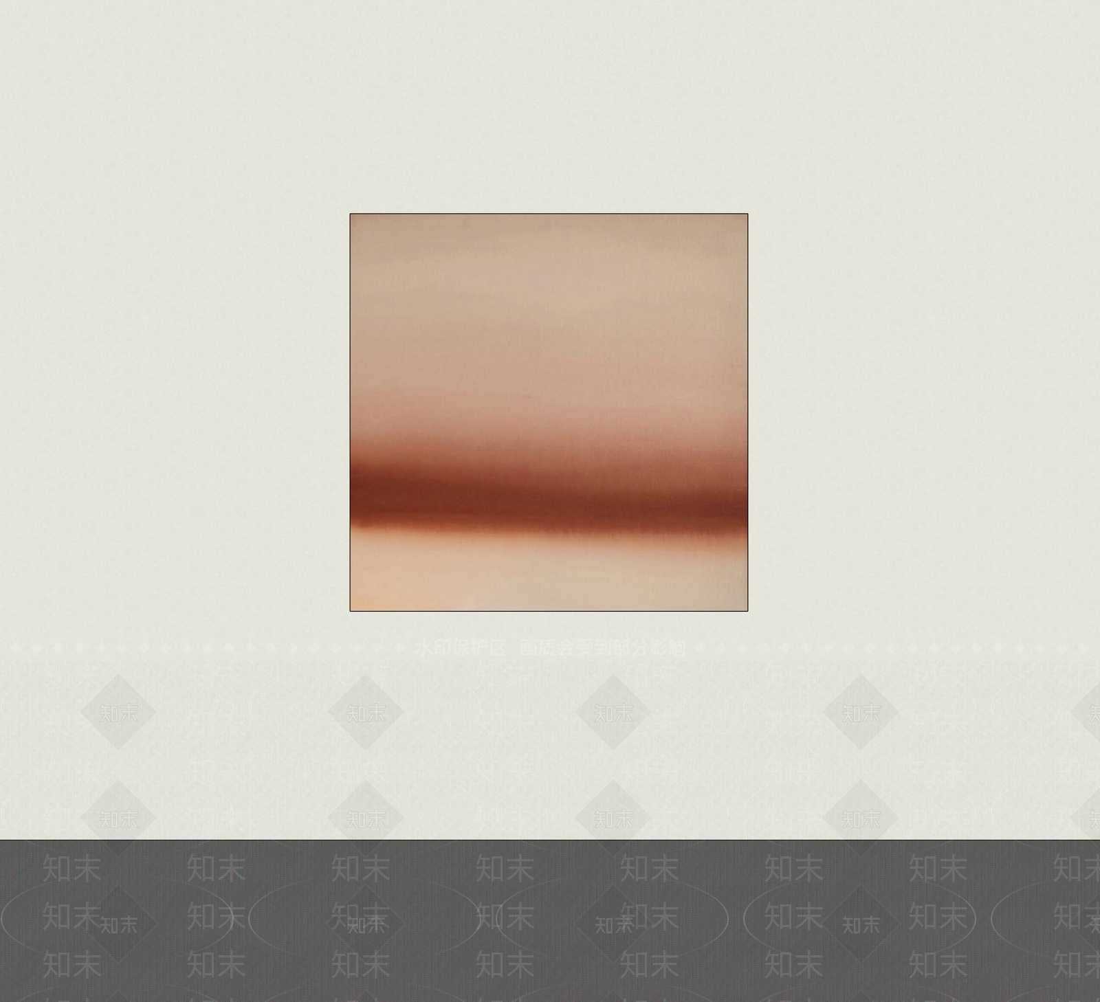 侘寂抽象画SU模型下载【ID:1235748689】