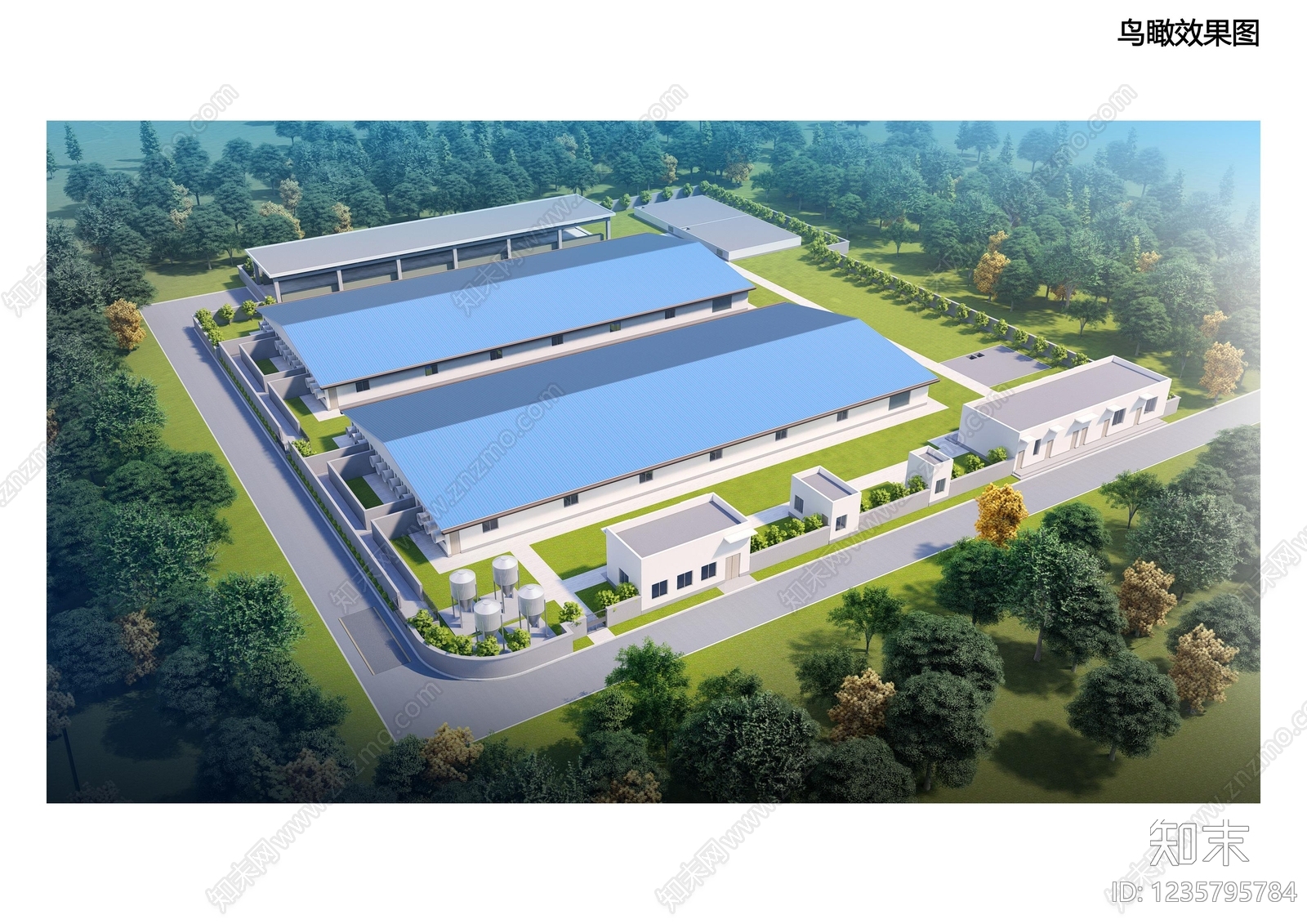 17套养猪场厂房猪舍猪圈生猪养殖场种猪场建筑CAD施工图cad施工图下载【ID:1235795784】