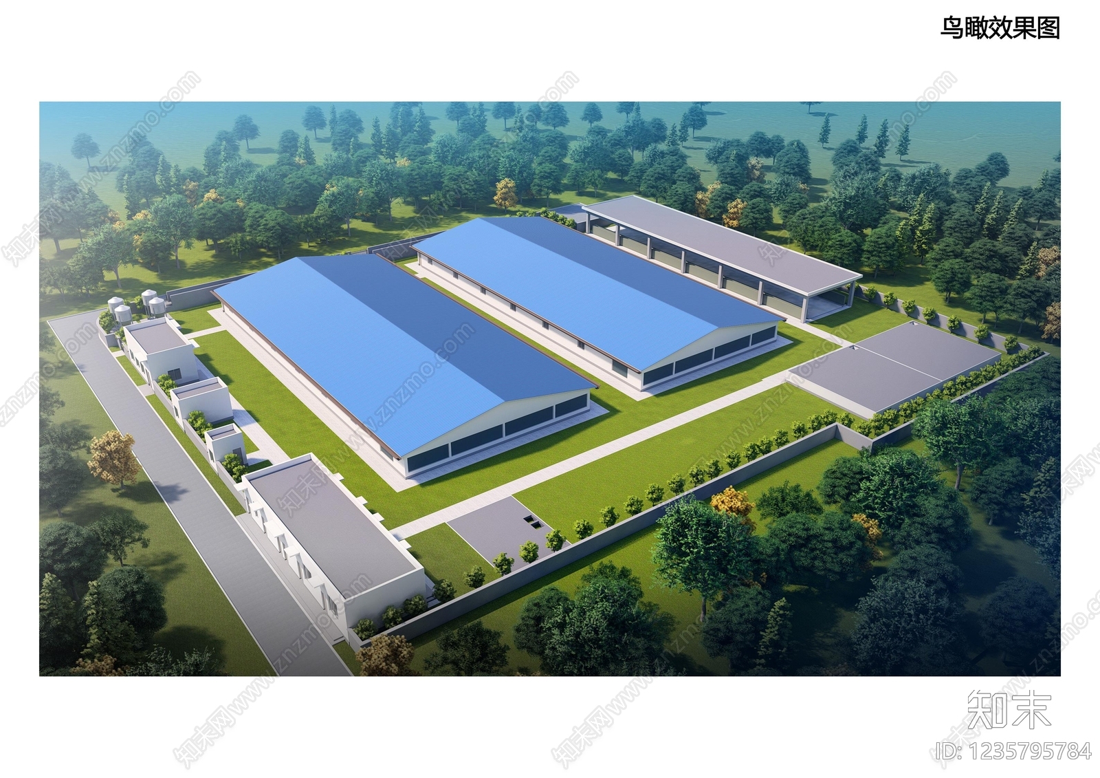 17套养猪场厂房猪舍猪圈生猪养殖场种猪场建筑CAD施工图cad施工图下载【ID:1235795784】