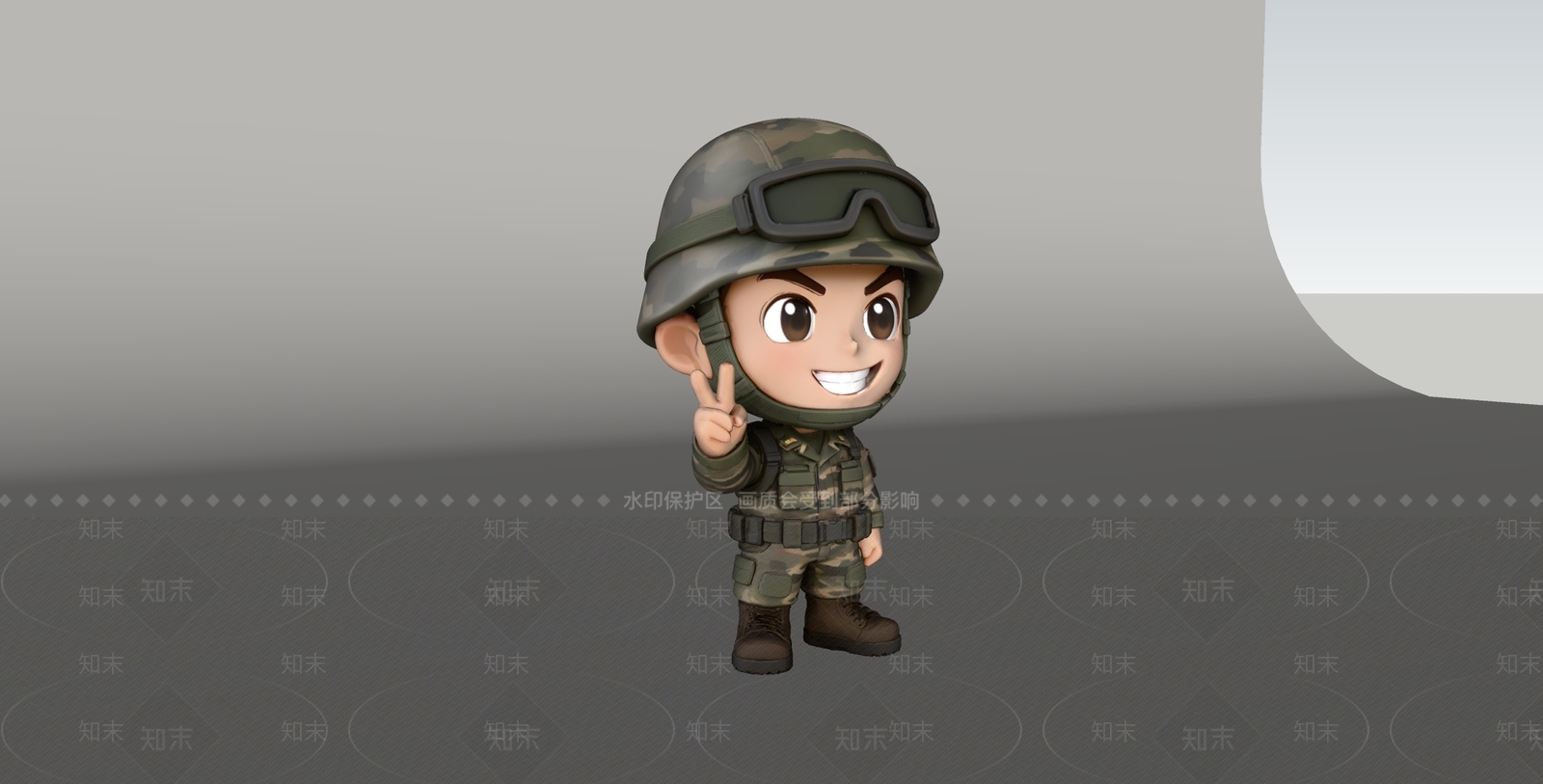 虚拟人物SU模型下载【ID:1235812006】