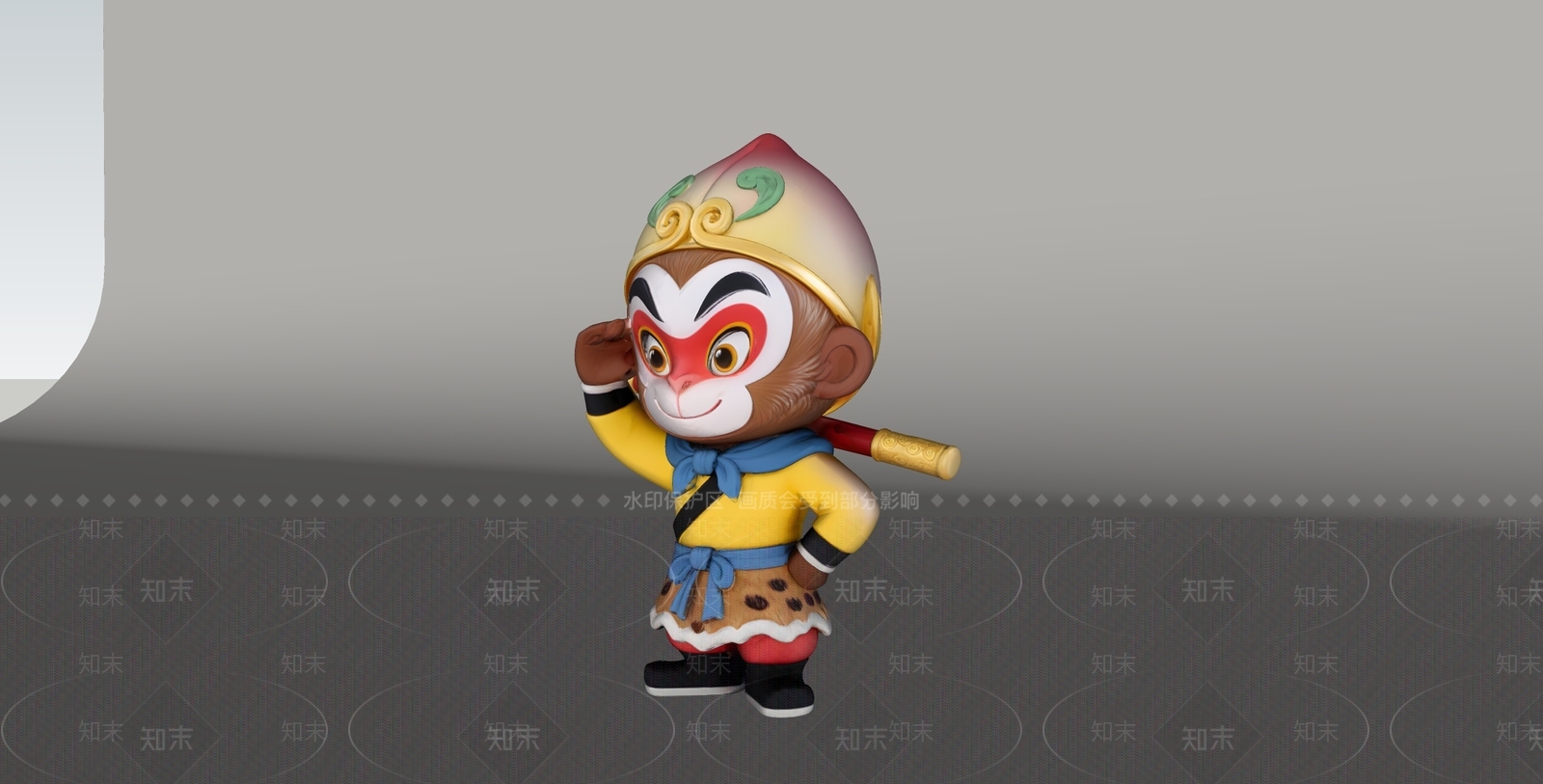中式雕塑摆件SU模型下载【ID:1235818322】