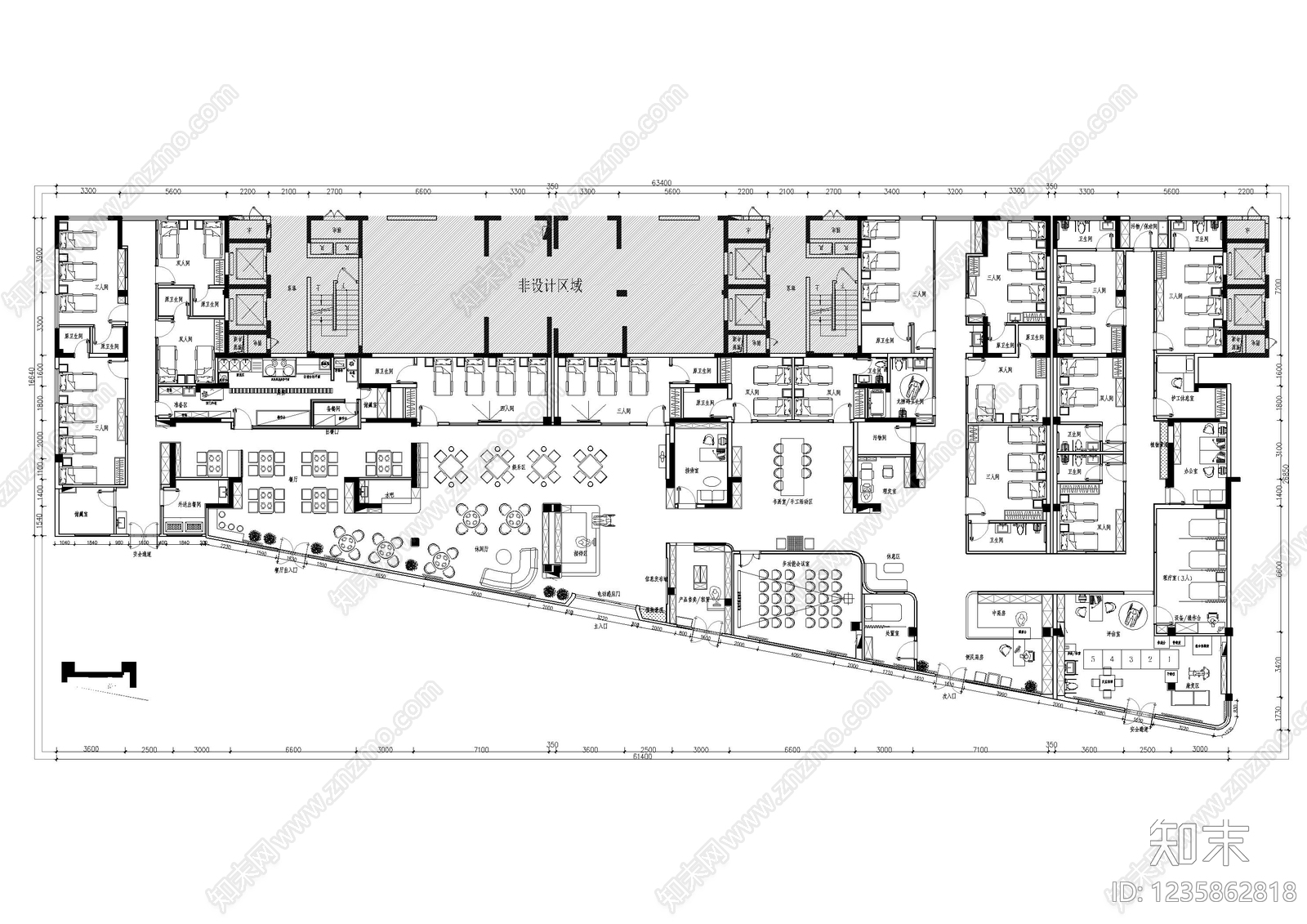 医院cad施工图下载【ID:1235862818】