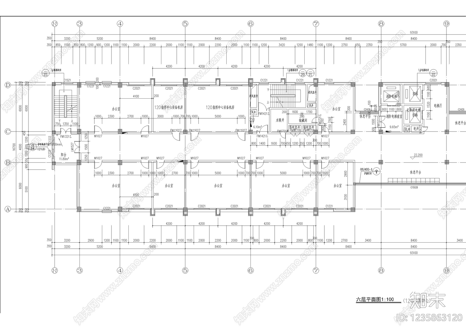 医院建筑cad施工图下载【ID:1235863120】