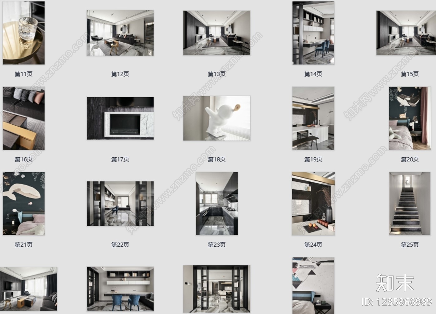 复式公寓cad施工图下载【ID:1235866989】