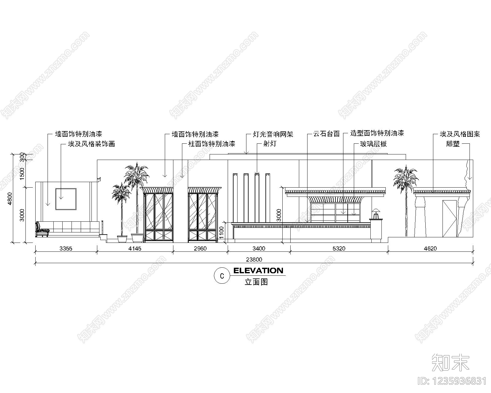 外立面装饰构件CAD图纸