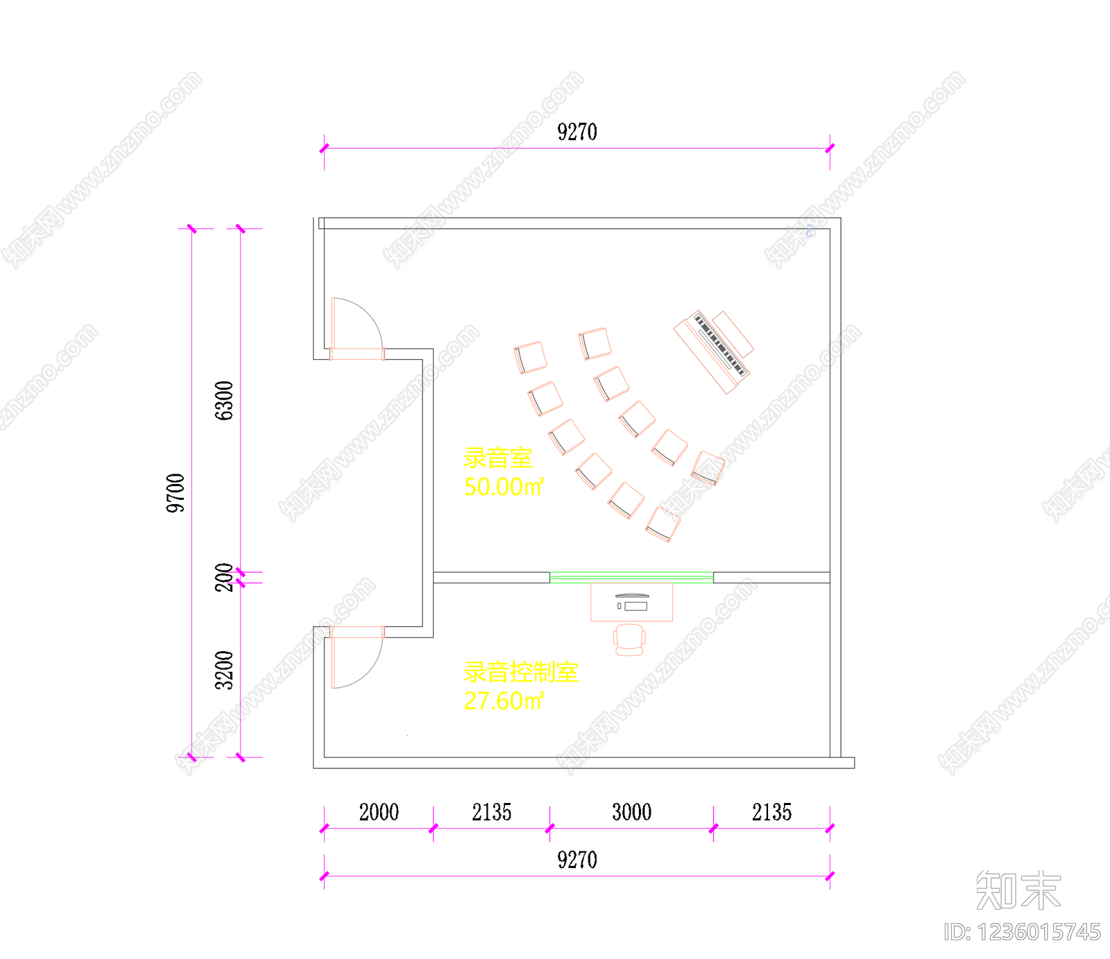 学校cad施工图下载【ID:1236015745】